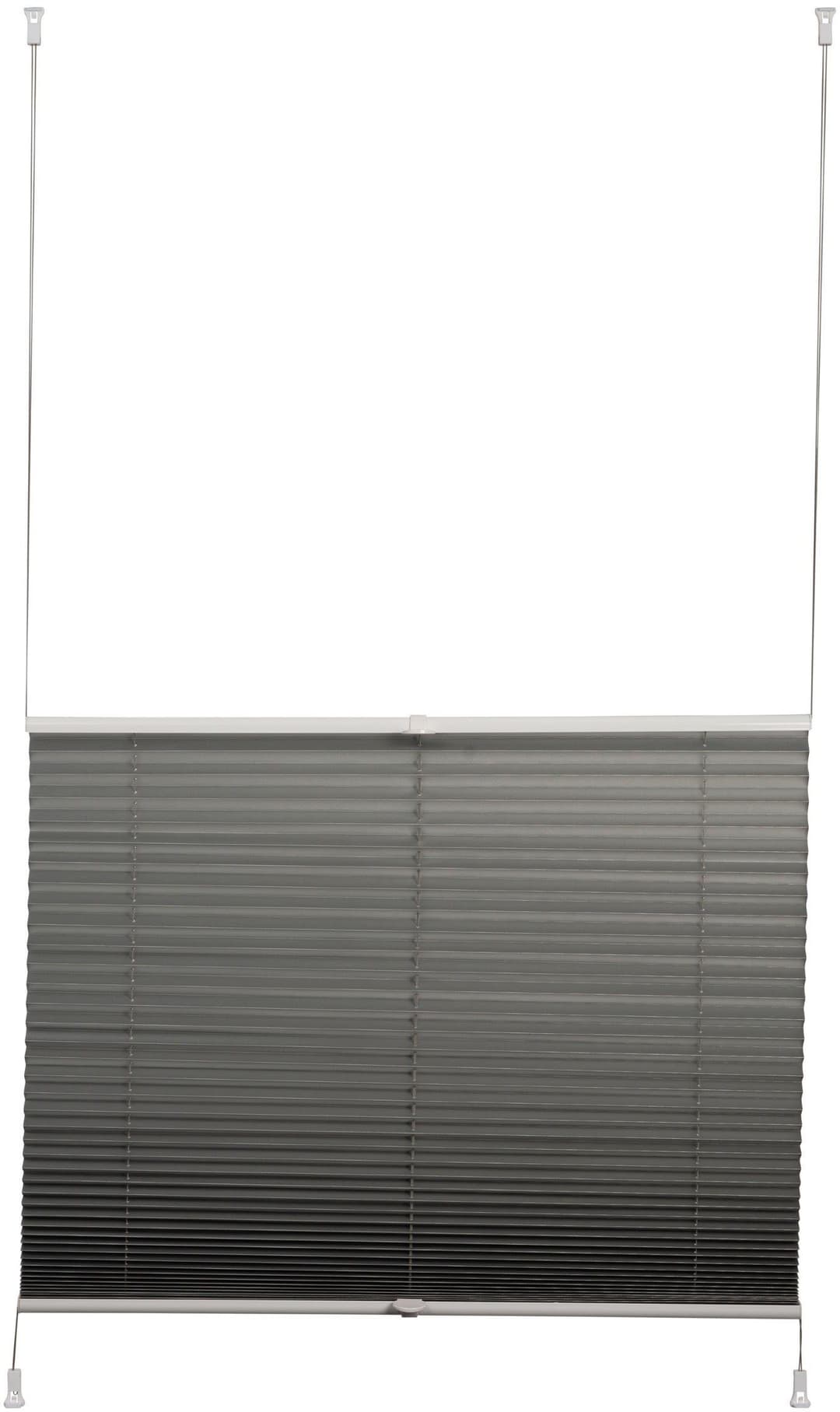 K-HOME Plissee Klemmfix Pisa | Silber