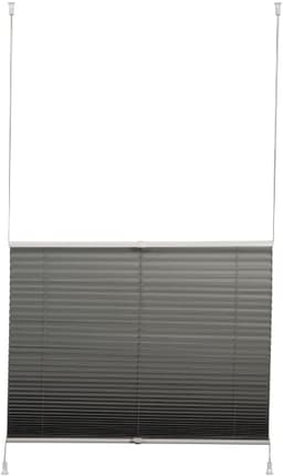 K-HOME Plissee Klemmfix Pisa | Silber
