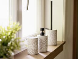 Wenko Ortezzano Badaccessoire-Set | Grau