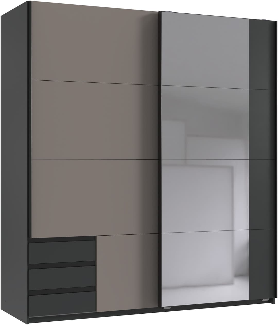 Wimex Schwebetürenschrank Emden | Grau