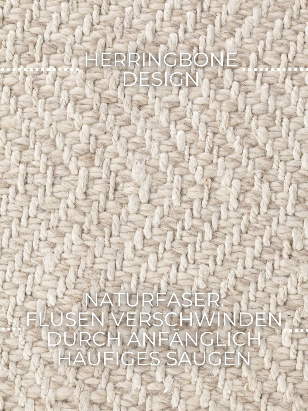 ELLE DECORATION Wollteppich Majoli | Beige