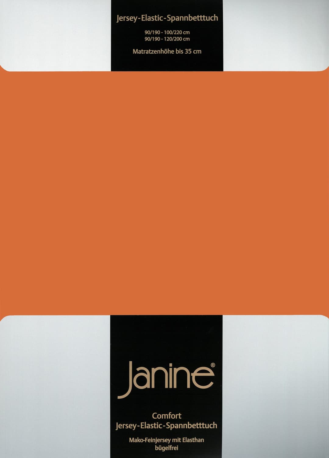 Janine Spannbettlaken ELASTIC 5002 | Orange