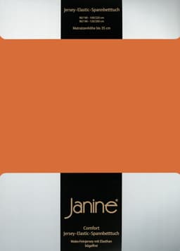 Janine Spannbettlaken ELASTIC 5002 | Orange