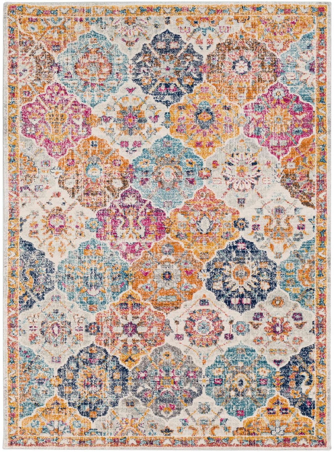 Livabliss Teppich CUZCO | Mehrfarbig