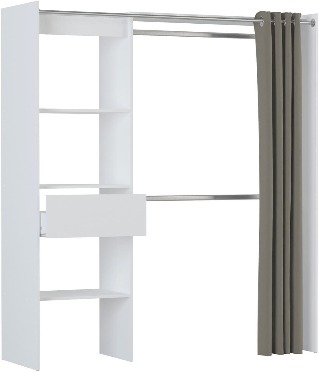 Demeyere GROUP Vorhang-Schrank Chicago | Weiß