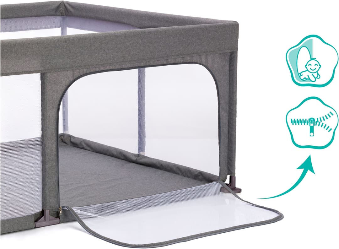 Fillikid Laufgitter Rio XL | Grau