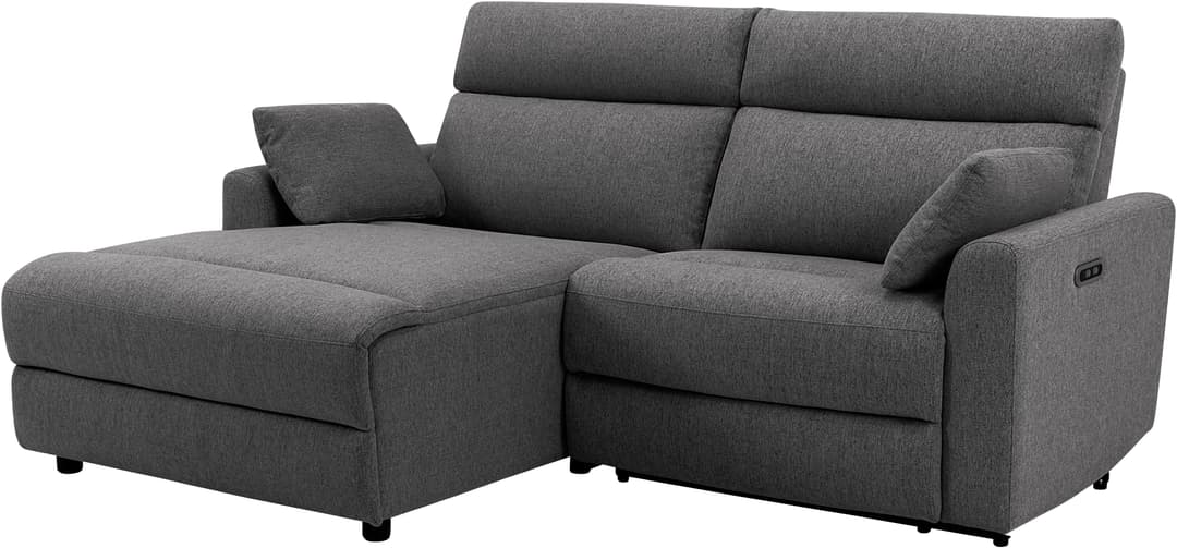 INOSIGN Ecksofa JENNA L-Form | Grau