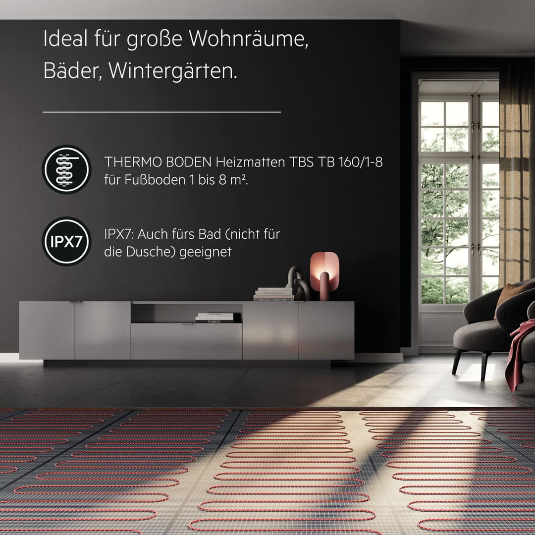 AEG Haustechnik TBS TB 160/8 Set Plus Fußbodenheizung | Weiß