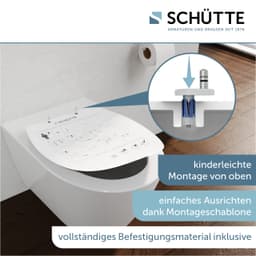 Schütte WC-Sitz WHITE PREMIUM | Weiß