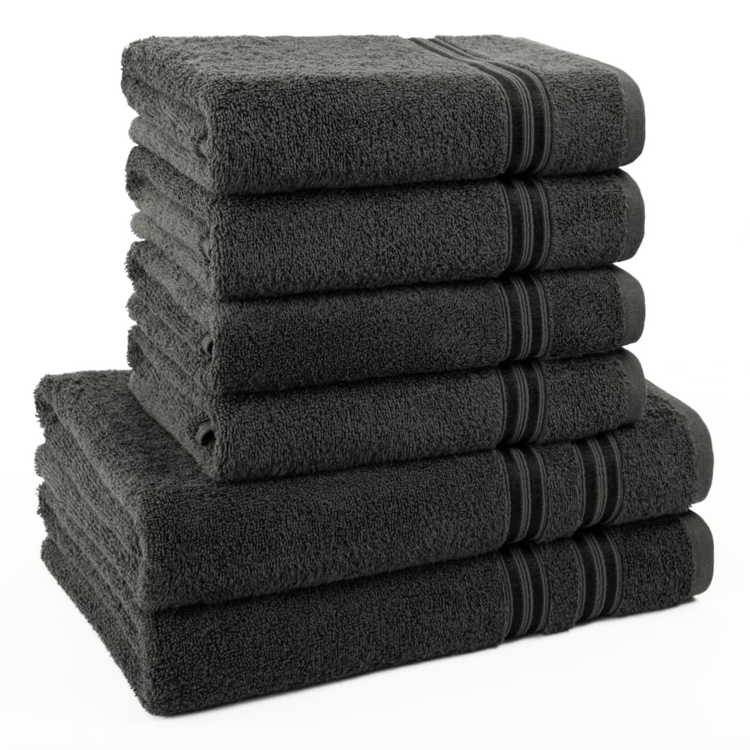 HAMMETEX Handtuch Set | Grau