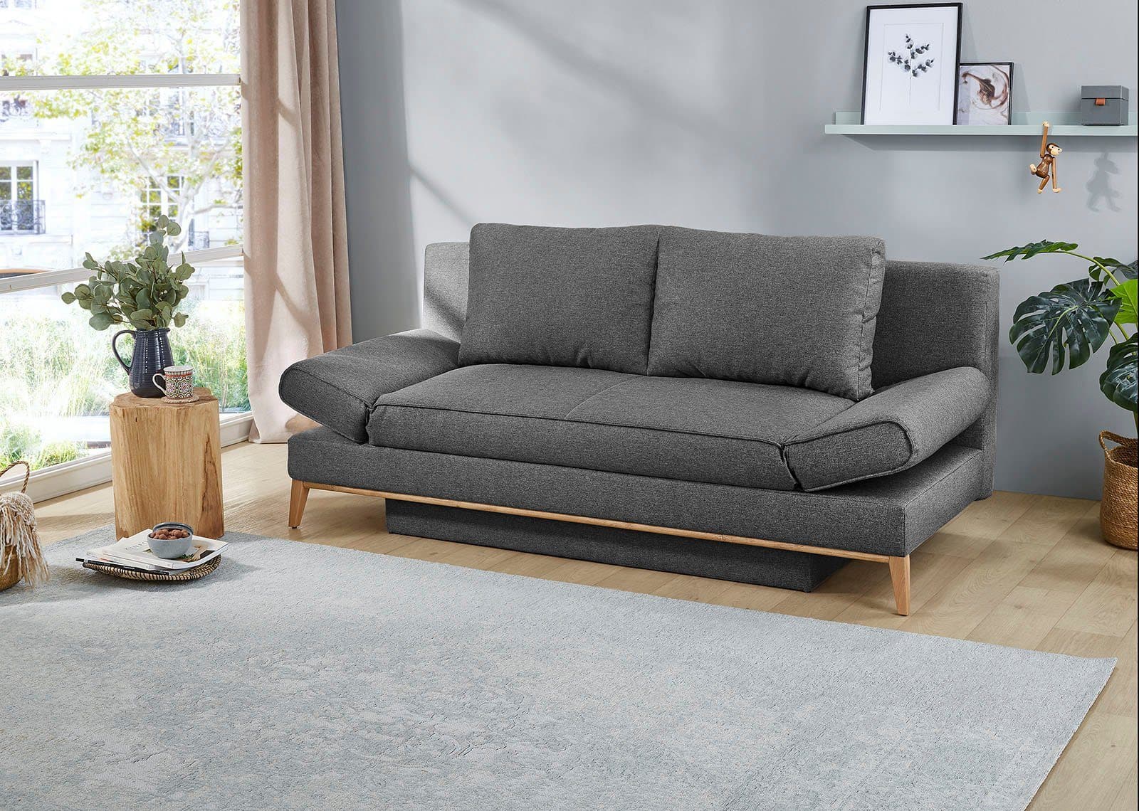 Jockenhöfer Gruppe Schlafsofa Yann | Grau