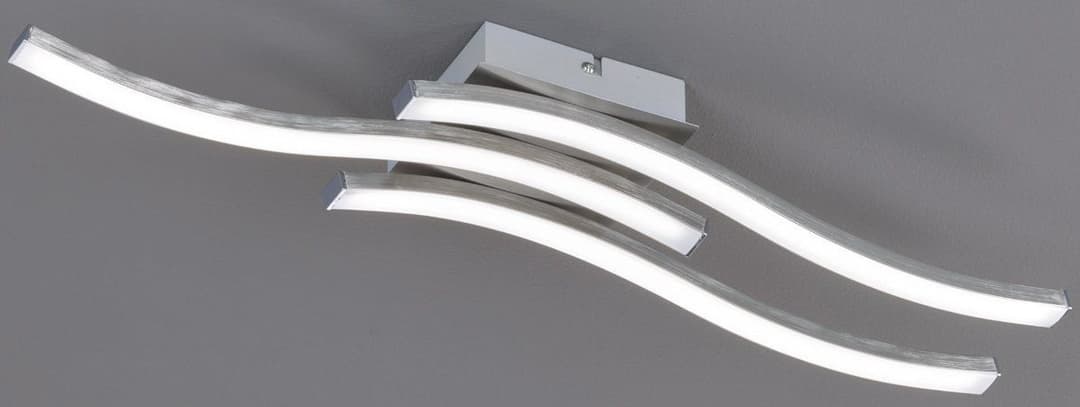 Reality Leuchten LED Deckenleuchte Route | Silber