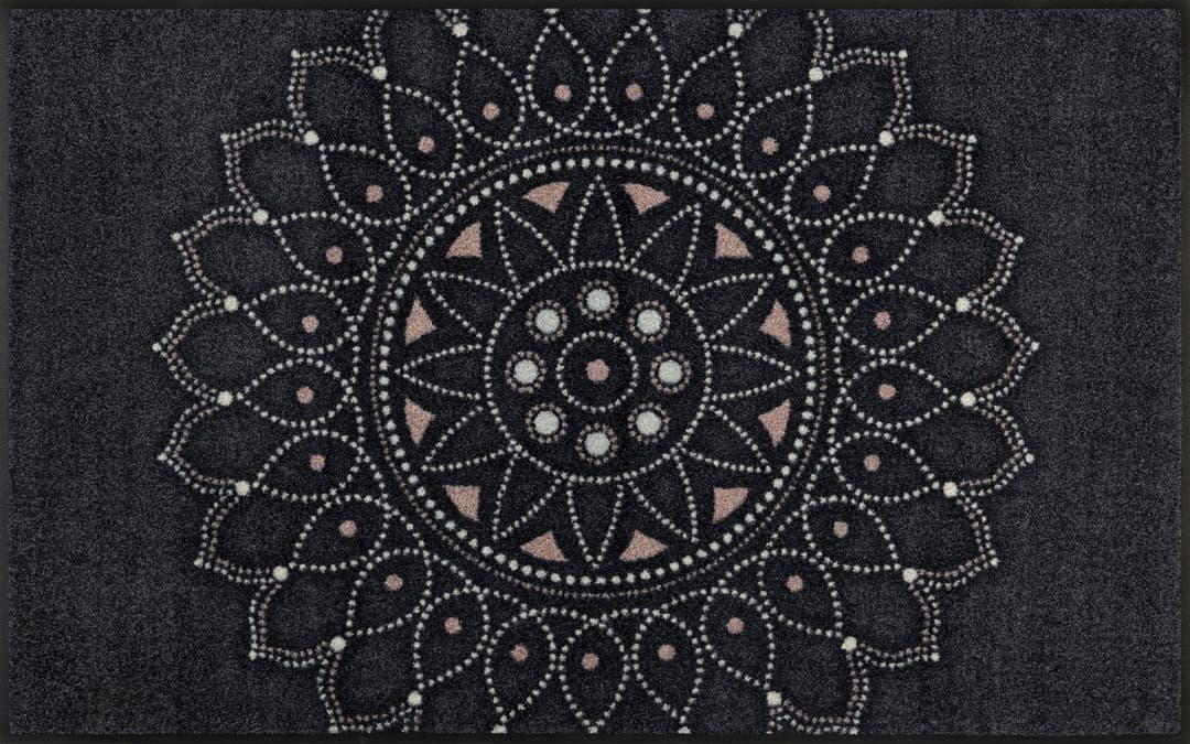 wash+dry by Kleen-Tex Teppich Purnima | Grau