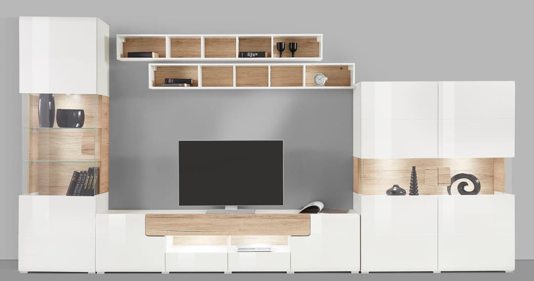 OTTO home Wohnwand Toledo | Weiß
