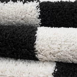 Sanat Hochflor-Teppich Milano 1250 | Schwarz