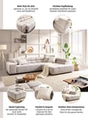 Home affaire Ecksofa Ancona | Grau 2