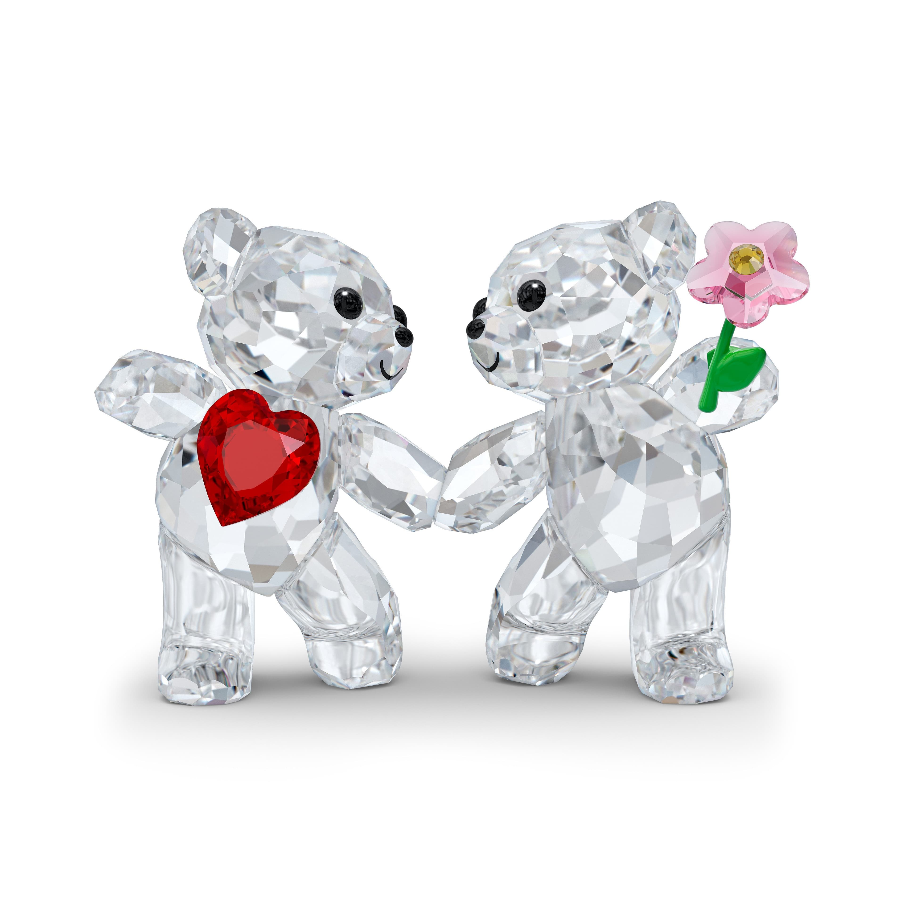 Swarovski Dekofigur Kris Bär Zusammen glücklich | Mehrfarbig