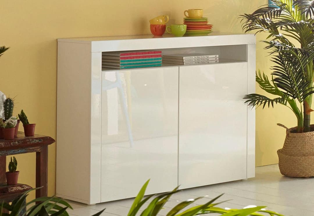 borchardt Möbel Highboard Santa Fe | Weiß