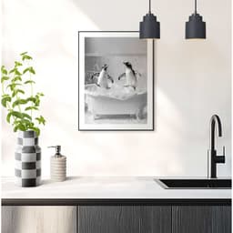 Reinders! Poster Penguin Splash | Schwarz