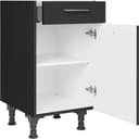 nobilia® Touch Unterschrank | Schwarz 2