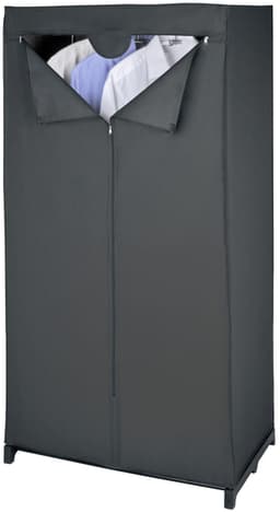 WENKO Stoffschrank Deep Black | Schwarz