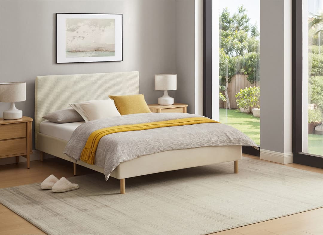 Home affaire Polsterbett Armandine | Beige