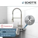 Schütte Spültischarmatur Cornwall | Silber 3
