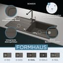 Schock Granitspüle Formhaus | Grau 2