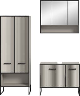 welltime Badmöbel-Set Locri | Beige