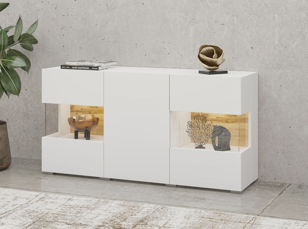 Home affaire Sideboard Ava | Weiß