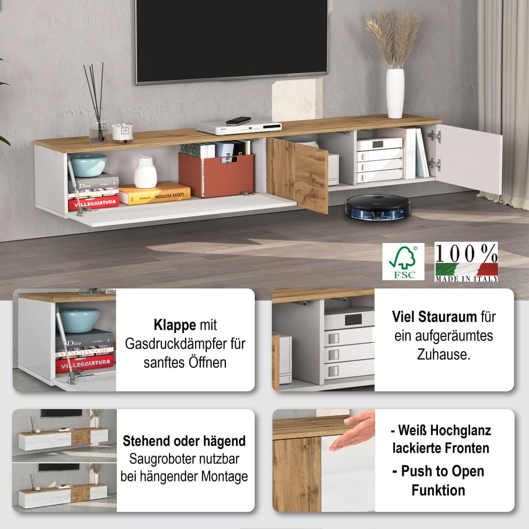 OTTO home Lowboard ISEO | Mehrfarbig