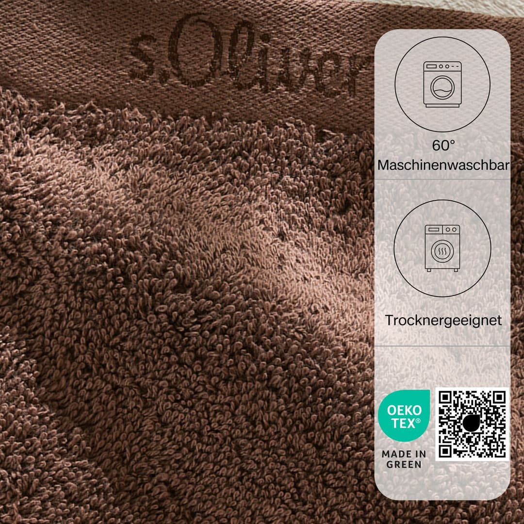 s.Oliver Waschhandschuh | Braun