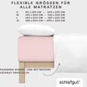 Schlafgut Spannbettlaken PURE BOXSPRING | Rosa 5