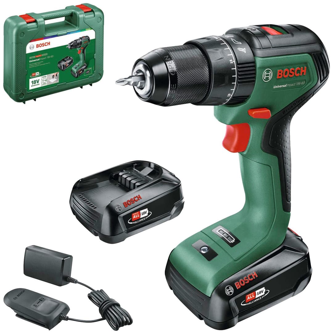 Bosch Home & Garden UniversalImpact 18V-60 | Grün