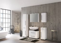 welltime Spiegelschrank Luena | Weiß