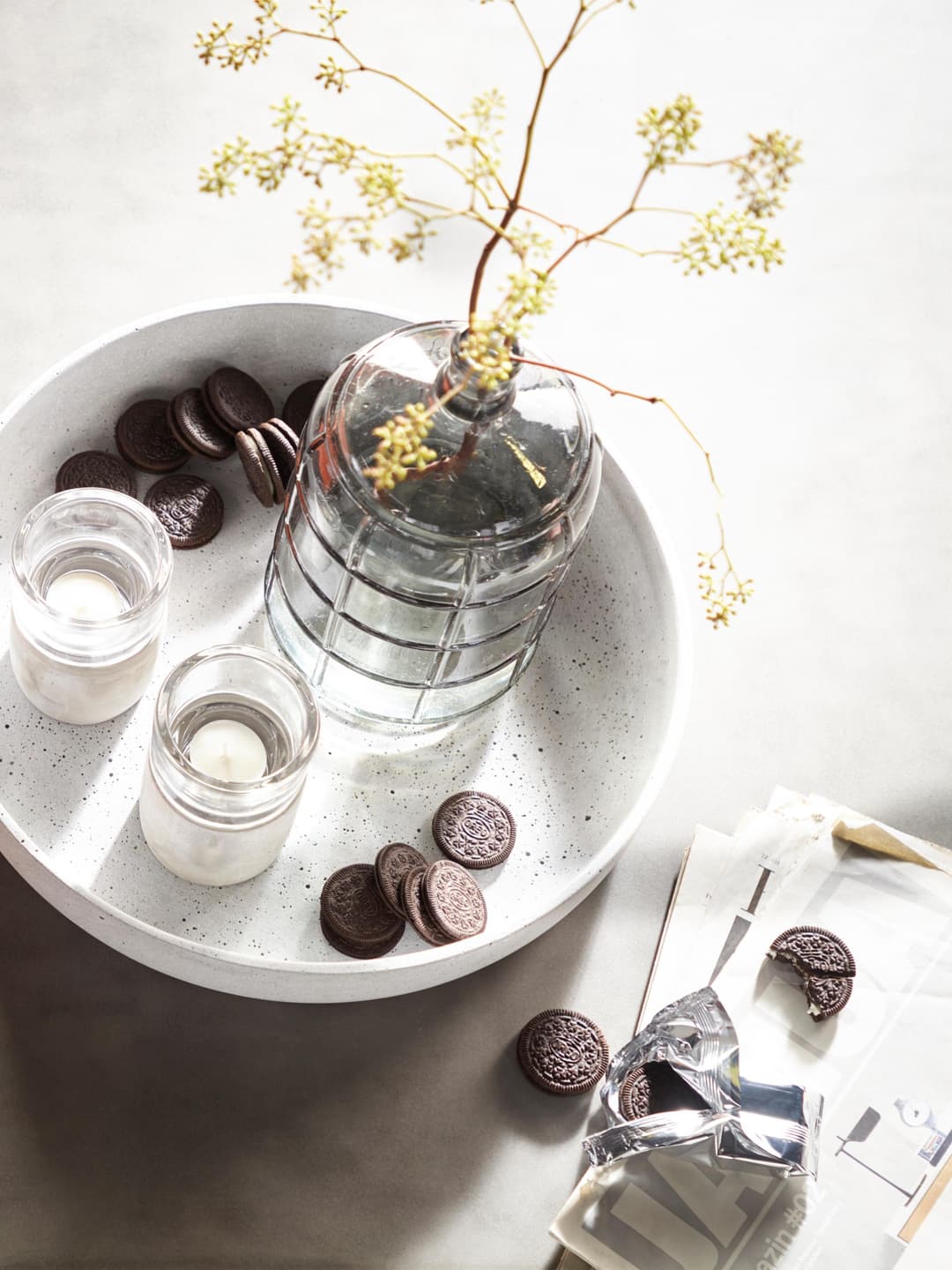 blomus Dekoschale MOON | Grau
