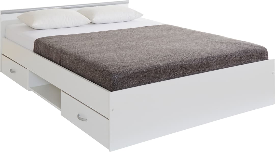 Parisot Funktionsbett Stauraumbett | Weiß