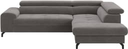 COTTA Ecksofa Aura L-Form | Grau