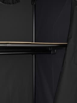 WENKO Stoffschrank Deep Black | Schwarz