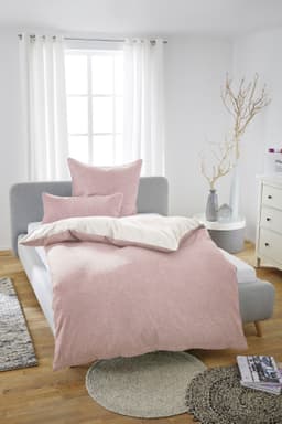 Biberna Hermal Flanell Bettwäsche | Rosa
