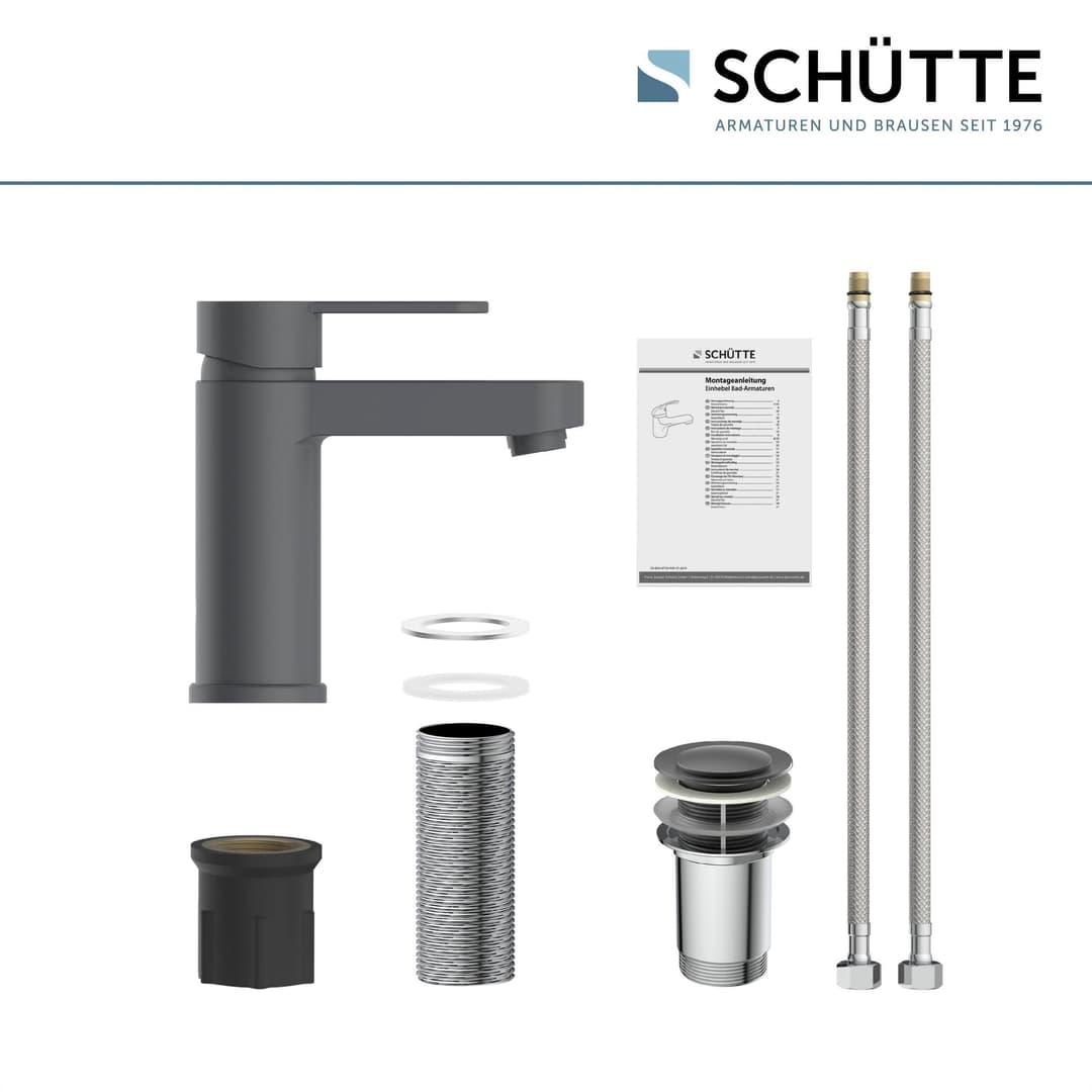 Schütte ELEPHANT Waschtischarmatur | Schwarz