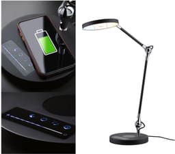 Paulmann LED Schreibtischlampe Numis | Schwarz