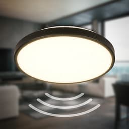 B.K.Licht LED Deckenleuchte BK_DL1615 | Schwarz