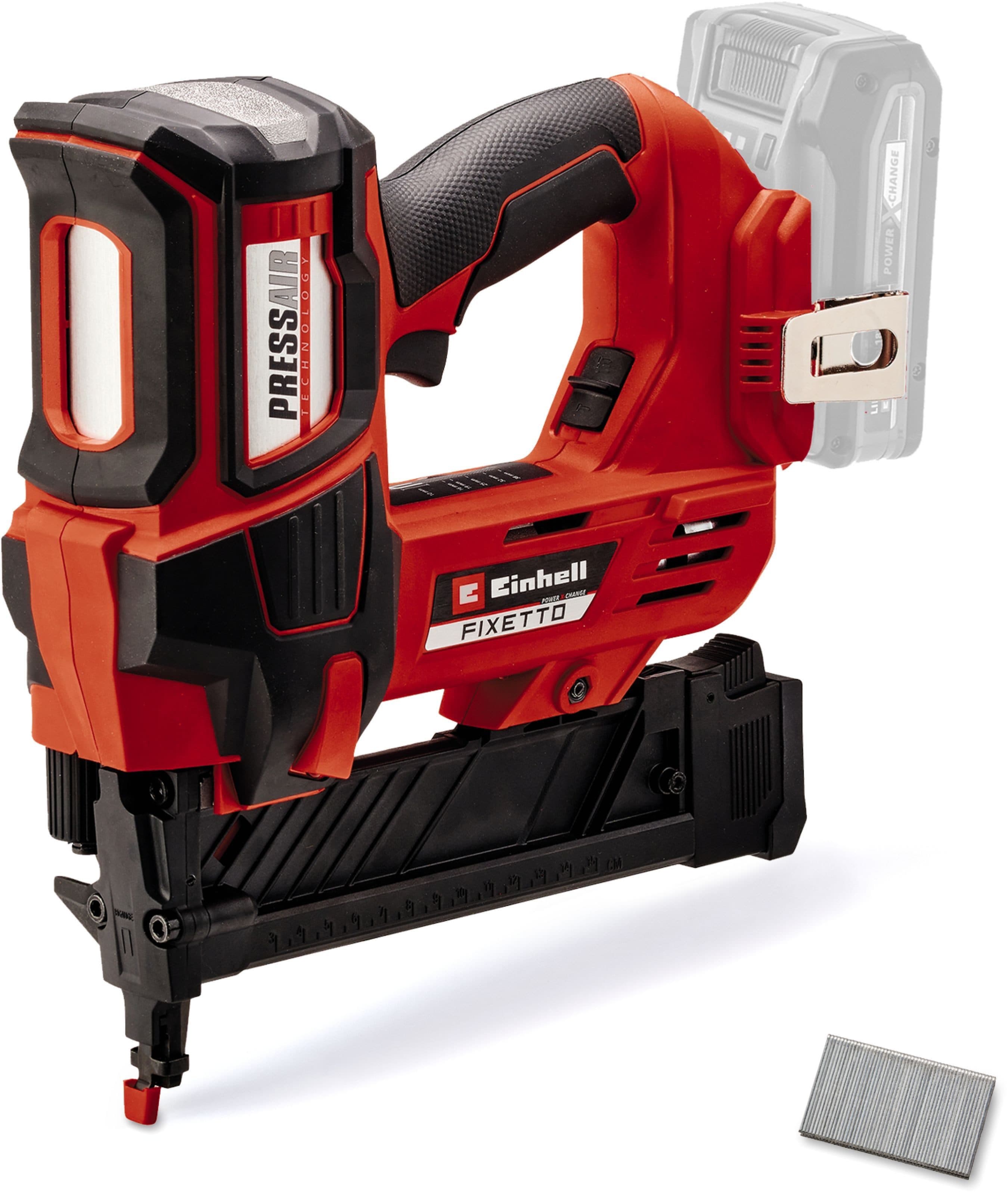 Einhell Akku-Tacker FIXETTO 18/38 S | Rot