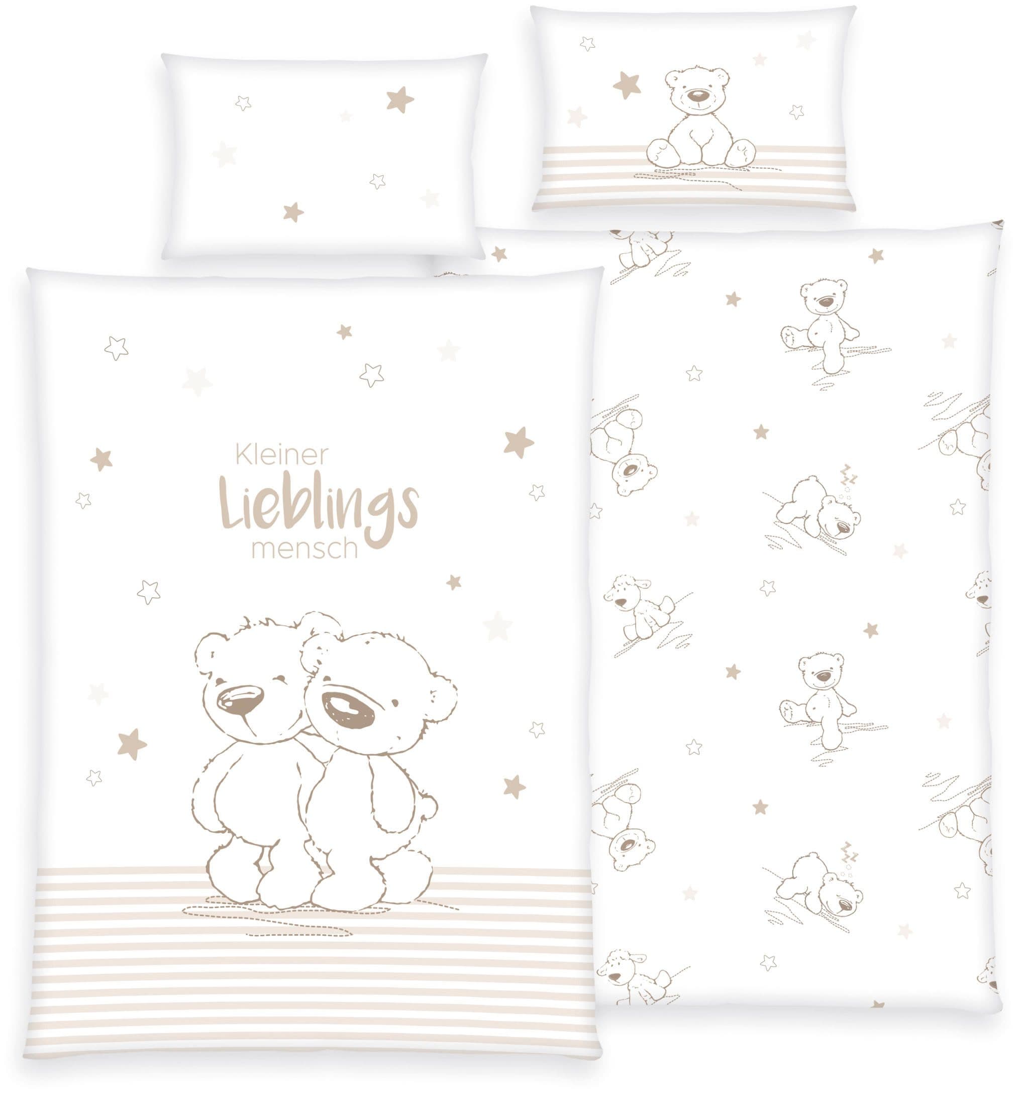 OTTO home Kinderbettwäsche Kleiner Liebling | Beige