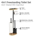 WENKO WC-Garnitur Pomarolo | Braun 4