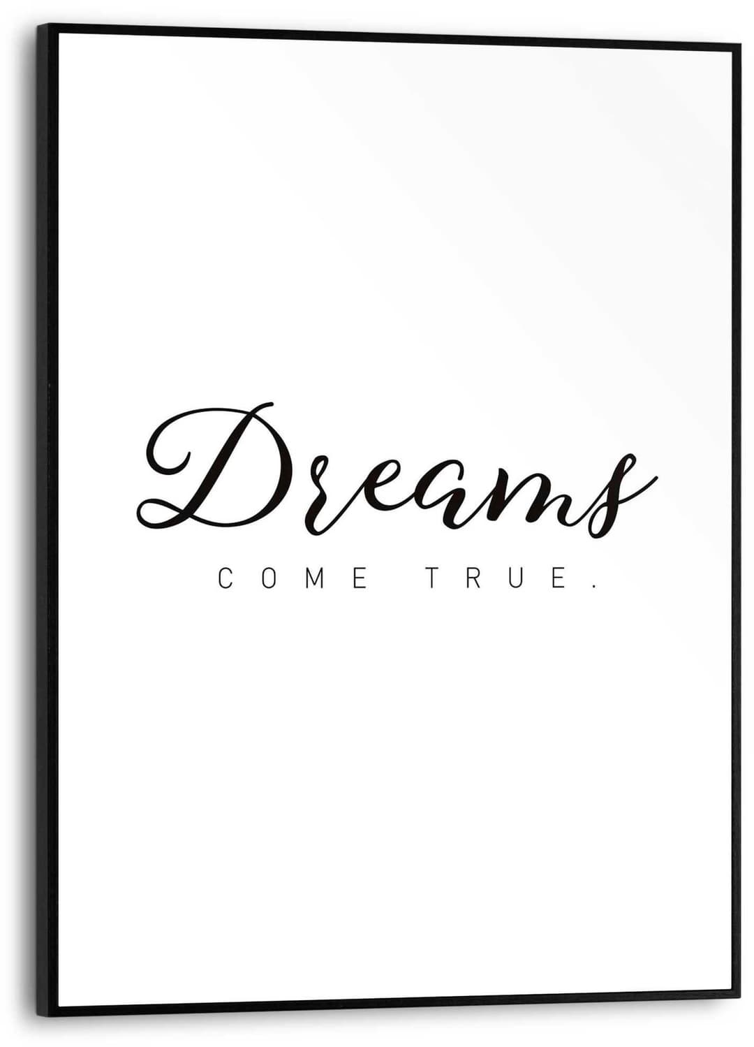Reinders! Poster Dreams come true | Schwarz