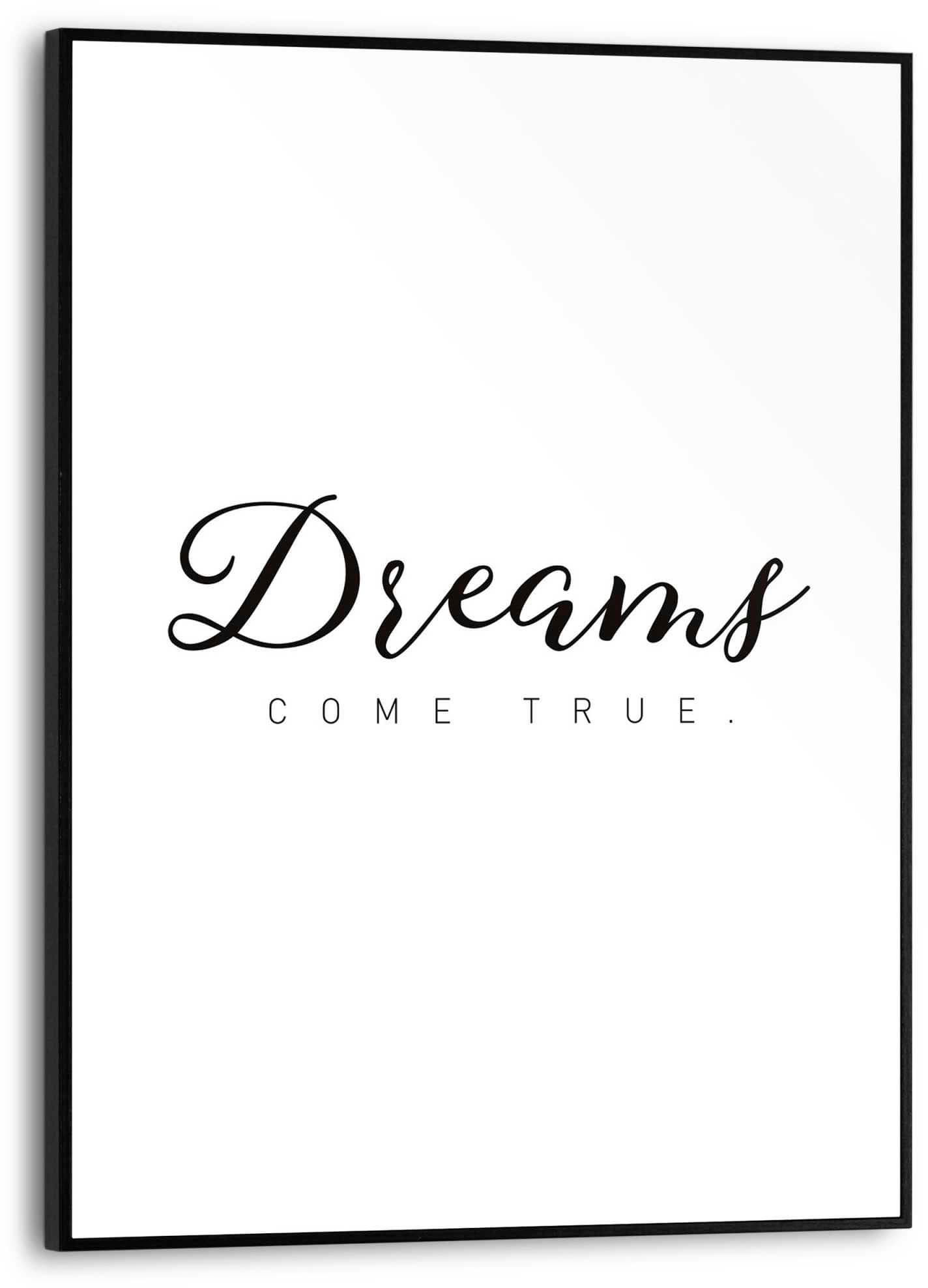Reinders! Poster Dreams come true | Schwarz