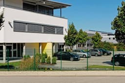 Alberts Doppelstabmattenzaun Grundset | Grün