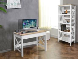 OTTO home Schreibtisch Silba | Holztöne